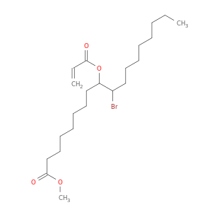 Octadecanoic acid, 10-bromo-9-[(1-oxo-2-propenyl)oxy]-, methyl ester