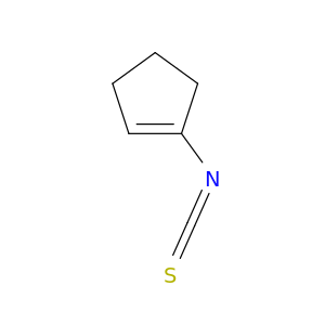 Cyclopentene, 1-isothiocyanato-