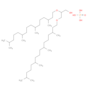 1-Propanol, 2,3-bis[(3,7,11,15-tetramethylhexadecyl)oxy]-, dihydrogenphosphate