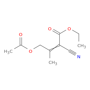 2-Butenoic acid, 4-(acetyloxy)-2-cyano-3-methyl-, ethyl ester