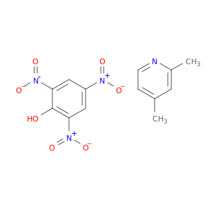 2,4-dimethylpyridine; 2,4,6-trinitrophenol
