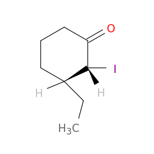 Cyclohexanone, 3-ethyl-2-iodo-, (2R,3R)-