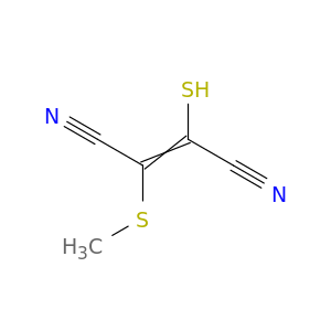 2-Butenedinitrile, 2-mercapto-3-(methylthio)-