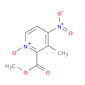 4-硝基-3-甲基-2-甲酸甲酯吡啶氮氧化物