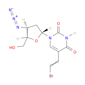 3-Azido-5-bromovinyl-2,3-dideoxyuridine