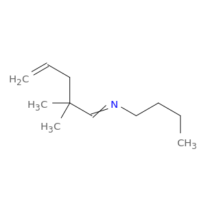 1-Butanamine, N-(2,2-dimethyl-4-penten-1-ylidene)-
