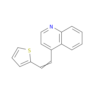 Quinoline,4-[2-(2-thienyl)ethenyl]-