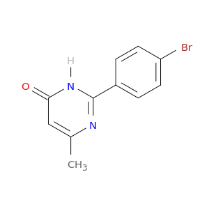2-(4-BROMOPHENYL)-6-METHYL-4-PYRIMIDINOL