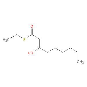 Nonanethioic acid, 3-hydroxy-, S-ethyl ester