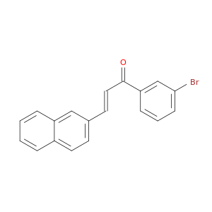 2-Propen-1-one, 1-(3-bromophenyl)-3-(2-naphthalenyl)-, (2E)-