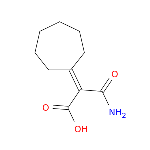 3-amino-2-cycloheptylidene-3-oxopropanoic acid