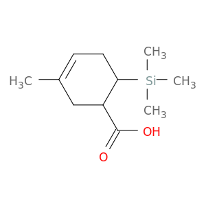 3-Cyclohexene-1-carboxylic acid, 3-methyl-6-(trimethylsilyl)-