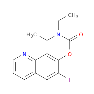 Carbamic acid, diethyl-, 6-iodo-7-quinolinyl ester