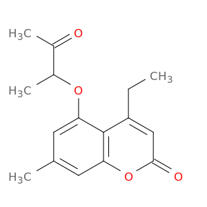 4-Ethyl-7-methyl-5-((3-oxobutan-2-yl)oxy)-2H-chromen-2-one