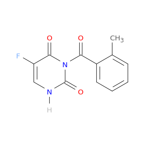 2,4(1H,3H)-Pyrimidinedione, 5-fluoro-3-(2-methylbenzoyl)-