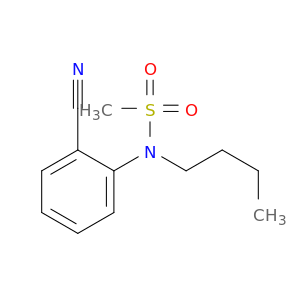 甲磺酰胺,正丁基-N-(2-氰基苯)-