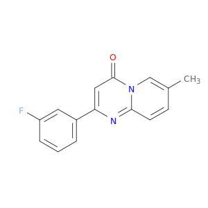 4H-Pyrido[1,2-a]pyrimidin-4-one, 2-(3-fluorophenyl)-7-methyl-