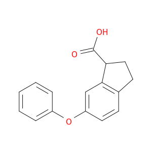 1H-Indene-1-carboxylic acid, 2,3-dihydro-6-phenoxy-