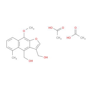 Naphtho[2,3-b]furan-3,4-dimethanol, 9-methoxy-5-methyl-, diacetate