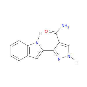 1H-Pyrazole-4-carboxamide, 3-(1H-indol-2-yl)-