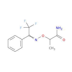 Propanamide, 2-[[(2,2,2-trifluoro-1-phenylethylidene)amino]oxy]-