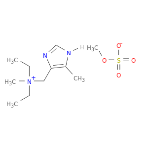 1H-Imidazole-4-methanaminium, N,N-diethyl-N,5-dimethyl-, methylsulfate