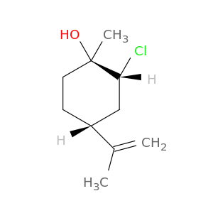Cyclohexanol, 2-chloro-1-methyl-4-(1-methylethenyl)-, (1R,2R,4R)-