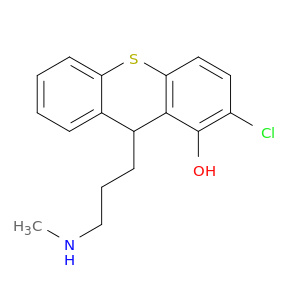 9H-Thioxanthenol, 2-chloro-9-[3-(methylamino)propyl]-