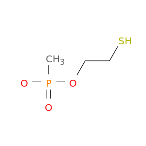 Phosphonic acid, methyl-, mono(2-mercaptoethyl) ester