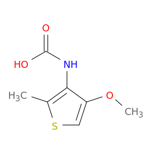 Carbamic acid, (4-methoxy-2-methyl-3-thienyl)-