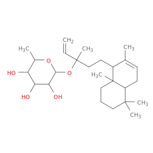 2-[5-(2,5,5,8a-tetramethyl-1,4,4a,6,7,8-hexahydronaphthalen-1-yl)-3-methyl-pent-1-en-3-yl]oxy-6-methyl-oxane-3,4,5-triol