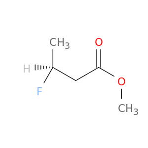 Butanoic acid, 3-fluoro-, methyl ester, (S)-