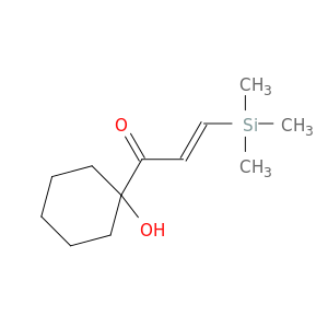 2-Propen-1-one, 1-(1-hydroxycyclohexyl)-3-(trimethylsilyl)-, (2E)-