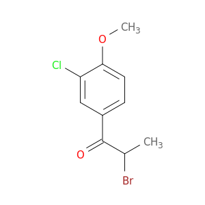 2-Bromo-1-(3-chloro-4-methoxyphenyl)propan-1-one