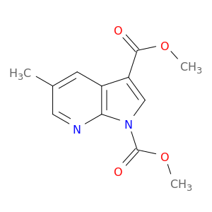 Dimethyl 5-methyl-1H-pyrrolo[2,3-b]pyridine-1,3-dicarboxylate