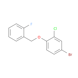 4-Bromo-2-chloro-1-[(2-fluorophenyl)methoxy]benzene