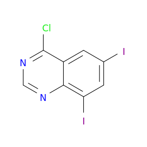 4-CHLORO-6,8-DIIODOQUINAZOLINE