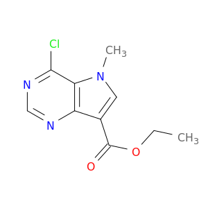 4-氯-5-甲基-5H-吡咯并[3,2-d]嘧啶-7-羧酸乙酯