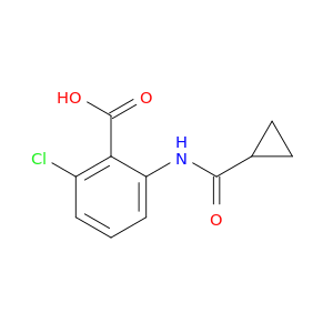 2-氯-6-(环丙甲酰氨基)苯甲酸