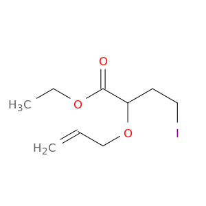 Butanoic acid, 4-iodo-2-(2-propenyloxy)-, ethyl ester