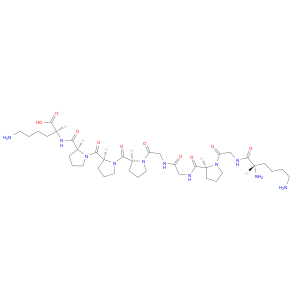 L-Lysine, L-lysylglycyl-L-prolylglycylglycyl-L-prolyl-L-prolyl-L-prolyl-