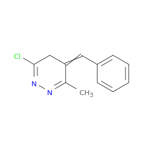 Pyridazine, 6-chloro-4,5-dihydro-3-methyl-4-(phenylmethylene)-