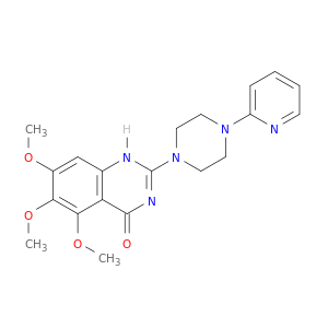 4(1H)-Quinazolinone, 5,6,7-trimethoxy-2-[4-(2-pyridinyl)-1-piperazinyl]-