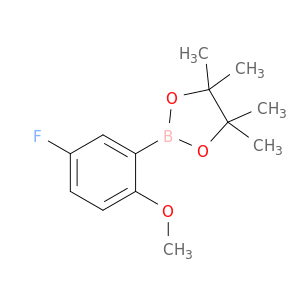 2-(5-氟-2-甲氧基苯基)-4,4,5,5-四甲基-1,3,2-二氧硼杂环戊烷