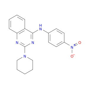 4-Quinazolinamine, N-(4-nitrophenyl)-2-(1-piperidinyl)-