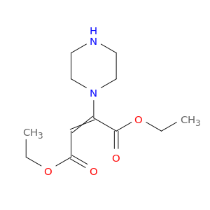 2-Butenedioic acid, 2-(1-piperazinyl)-, diethyl ester