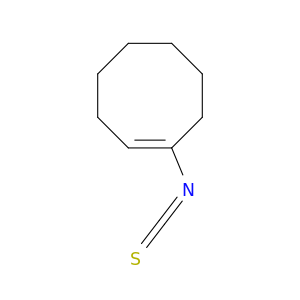 Cyclooctene, 1-isothiocyanato-