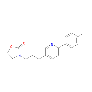 2-Oxazolidinone, 3-[3-[6-(4-fluorophenyl)-3-pyridinyl]propyl]-