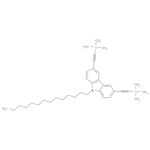 9H-Carbazole, 9-tetradecyl-3,6-bis[(trimethylsilyl)ethynyl]-