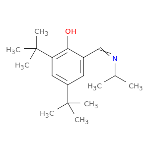Phenol, 2,4-bis(1,1-dimethylethyl)-6-[[(1-methylethyl)imino]methyl]-